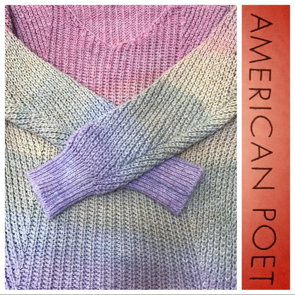 🌈RAINBOW Ombré Chunky Knit Soft SWEATER🌈